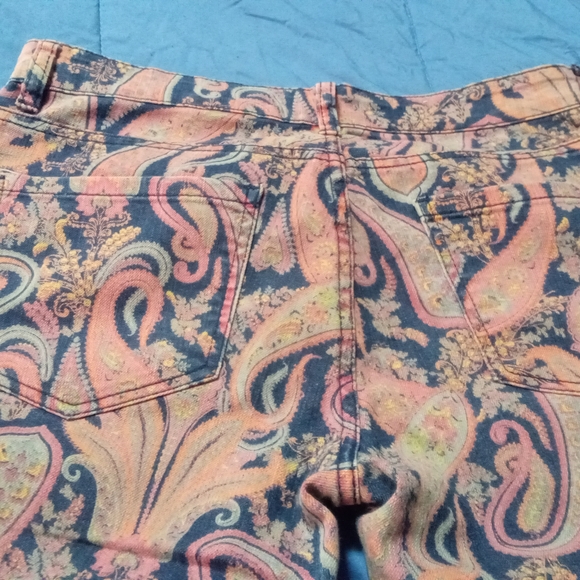 Joe Fresh Blue Paisley Trim Jeans - Picture 2 of 5
